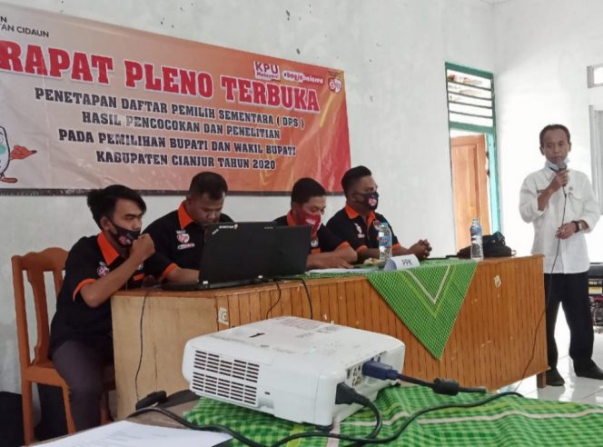 
					PPK Cidaun Cianjur Gelar Rapat Pleno Terbuka Penetapan DPS