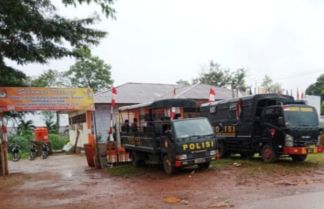 
					Rartusan Aparat Gabungan Disiagakan Amankan KPU Morut