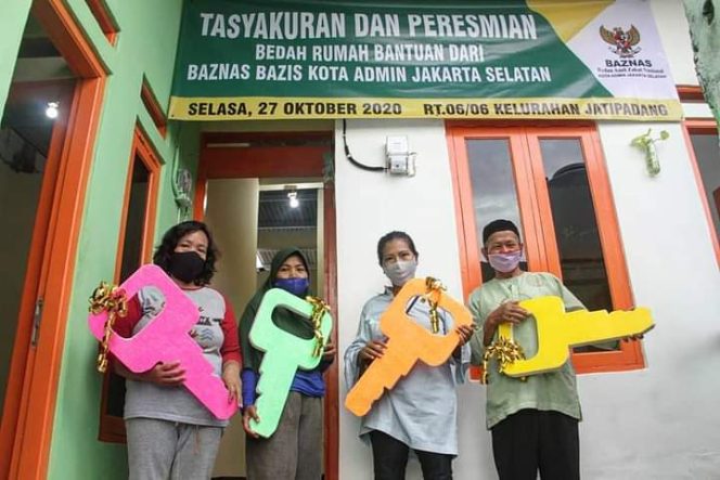 
					Bazis Jaksel Renovasi 4 Rumah Korban Kebakaran 180 Juta
