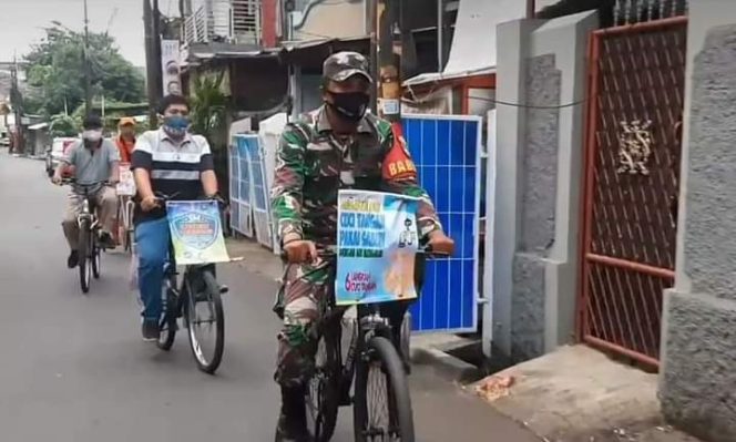 
					Pasukan Cikoko Warior Jaksel Sisir Rumah Warga Sosialisasi 3M
