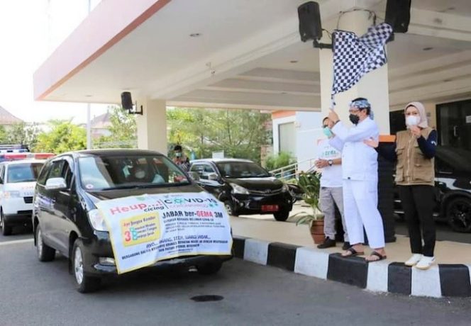 
					Di Tasikmalaya Tim Gerakan Bersama Melawan Covid-19 Dilepas Pjs