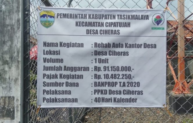 
					Kantor Desa Ciheras Cipatujah Direnovasi