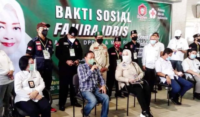 
					Milad Ke 4, Ormas Bang Japar Baksos Donor Darah di Jaksel