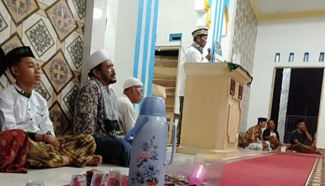 Masjid Al-Hidayah Samuderajaya Pengajian Rutin Usai  Shalat Taraweh