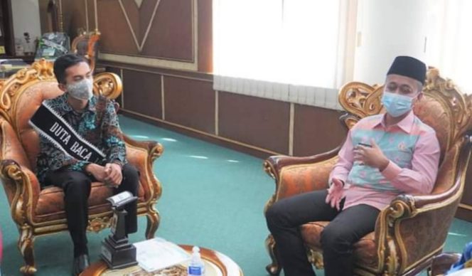 
					Tebar Pesan Kebaikan, Duta Baca Jabar Temui Wabup Tasikmalaya