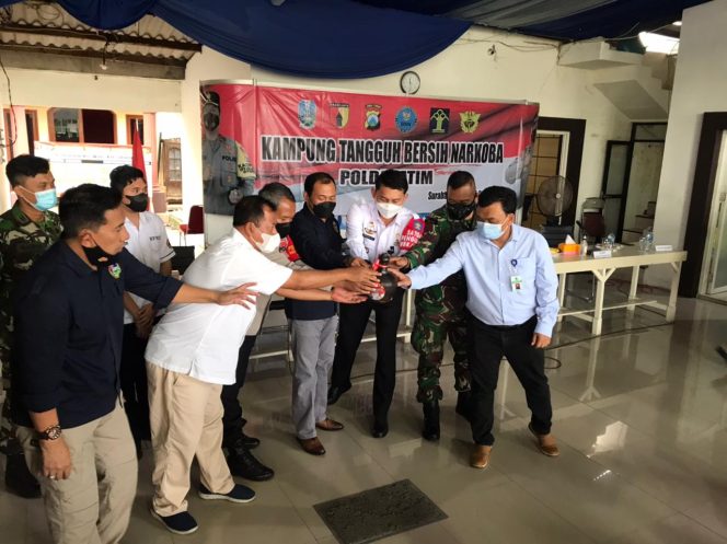 
					Ditresnarkoba Polda Jatim Resmikan Kampung Tangguh Bebas Narkoba di Sidoarjo