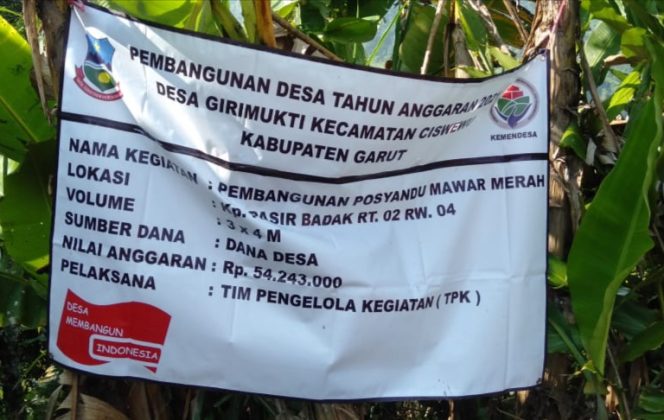 
					Pemdes Girimukti Cisewu Garut Terapkan DD Tahap Satu