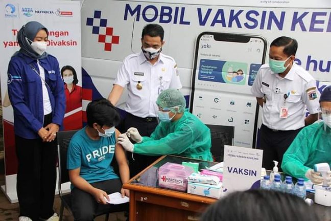 Ditarget 100.000 Orang / Hari, Pemberian Vaksinasi di DKI Jakarta Terus Digencarkan