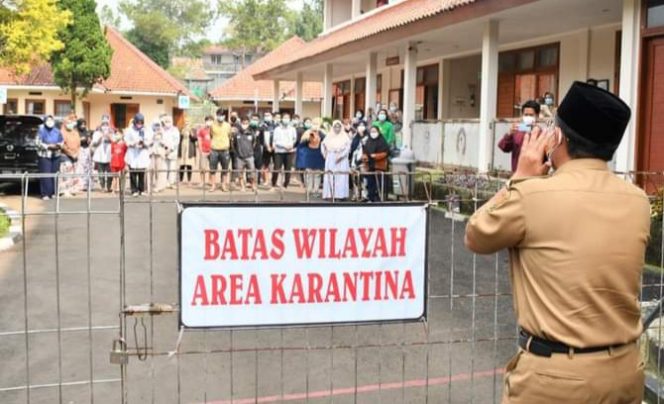 
					72 Nakes Cianjur Yang Terpapar Covid Dijenguk Bupati