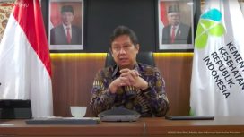 Menkes Budi Gunadi Sadikin dalam Keterangan Pers usai Rapat Terbatas mengenai Evaluasi Pemberlakuan Pembatasan Kegiatan Masyarakat (PPKM), Senin (27/09/2021) sore. (Sumber: Tangkapan Layar YouTube Sekretariat Presiden)