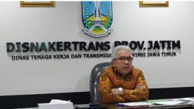 Kadisnakertrans Jatim,
Dr. Himawan Estu Bagijo saat dialog interaktif pada acara Dinamika Jawa Timur, Senin (11/10/2021).