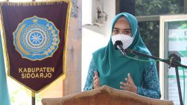Ketua TP.PKK Kabupaten Sidoarjo Hj. Sa’adah Muhdlor