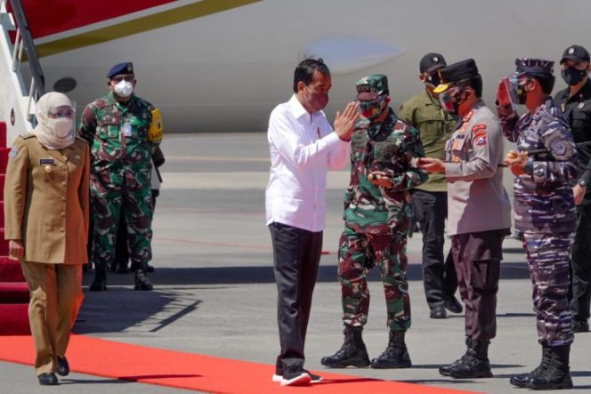 
					Forkompimda Jatim Dampingi Presiden RI Ground Breaking Pembangunan Smelter PT.Freeport Indonesia