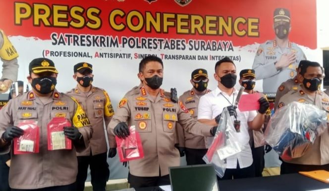 
					Dalam Satu Bulan, Polrestabes Surabaya Berhasil Ungkap 41 Kasus dan 49 Tersangka