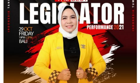 Ida Yulita Susanti Raih Penghargaan Anugerah Indonesia The Best Legislator Award 2021 Tingkat Asia