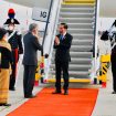Presiden Joko Widodo tiba di Bandara Fiumicino, Roma, Italia, Jumat (29/10/2021). (Foto: BPMI Setpres/Muchlis Jr)