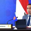 Presiden Joko Widodo memberikan sambutan pada Konferensi Tingkat Tinggi (KTT) ke-14 BIMP-EAGA secara virtual di Istana Kepresidenan Bogor, Jawa Barat, Kamis, 28 Oktober 2021. (Foto: BPMI Setpres/Rusman)