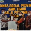 Dinas Sosial Provinsi Kalimantan Timur saat melakukan study orientasi di Balai Pelayanan dan Rehabilitasi Sosial (PRS) PMKS Sidoarjo, Selasa (2/11/2021) siang.