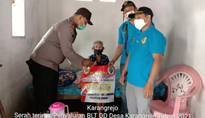 
					Desa Karangrejo Salurkan BLT-DD Kepada 99 KPM Serta 16 Penerima Secara Door To Door