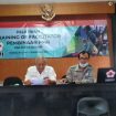Kegiatan pertemuan rutin 3 bulanan periode 1, dilaksanakan di SMAN 1 Giri , diikuti Ketua Unit PMR se Kabupaten Banyuwangi sebanyak 67 orang, Senin (29 /11/2021) .