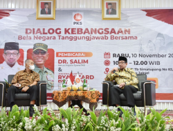 Ketua Majelis Syura PKS Dr. Salim Segaf Al Jufri dalam Dialog Kebangsaan dengan tema Bela Negara Tanggung Jawab Bersama, bertempat di aula DPP PKS (Dok. PKS)