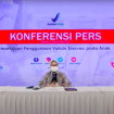 Keterangan Pers mengenai Izin Penggunaan Vaksin COVID-19 Sinovac untuk Anak 6-11 tahun, Senin (01/11/2021). (Foto: Tangkapan Layar YouTube BPOM)