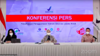 Keterangan Pers mengenai Izin Penggunaan Vaksin COVID-19 Sinovac untuk Anak 6-11 tahun, Senin (01/11/2021). (Foto: Tangkapan Layar YouTube BPOM)