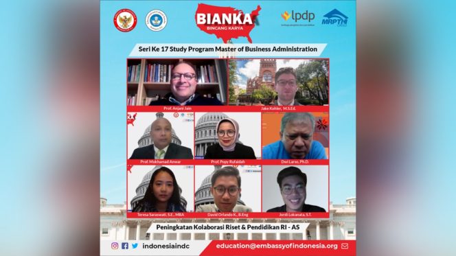 
					KBRI Washington D.C. Dukung Anak Muda Studi Bisnis dan Manajemen ke Amerika