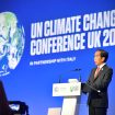 Presiden Joko Widodo berpidato pada KTT Pemimpin Dunia tentang Perubahan Iklim atau COP26, di Glasgow, Senin (01/11/2021). (Foto: BPMI Setpres/Laily Rachev)