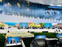 Presiden Joko Widodo menghadiri KTT G20 di La Nuvola, Roma, Italia, pada Minggu, 31 Oktober 2021. (Foto: BPMI Setpres/Laily Rachev)