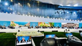 Presiden Joko Widodo menghadiri KTT G20 di La Nuvola, Roma, Italia, pada Minggu, 31 Oktober 2021. (Foto: BPMI Setpres/Laily Rachev)