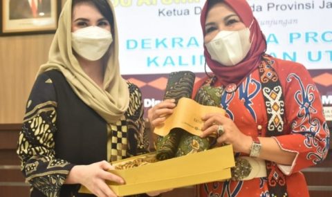 Arumi Bachsin Dardak Terima Kunjungan Kerja Dekranasda Kalimantan Utara