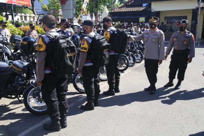 
					Wujudkan Pandemi Menuju Endemi, Polres Tulungagung Gelar Apel dan Tatap Muka Bhabinkamtibmas