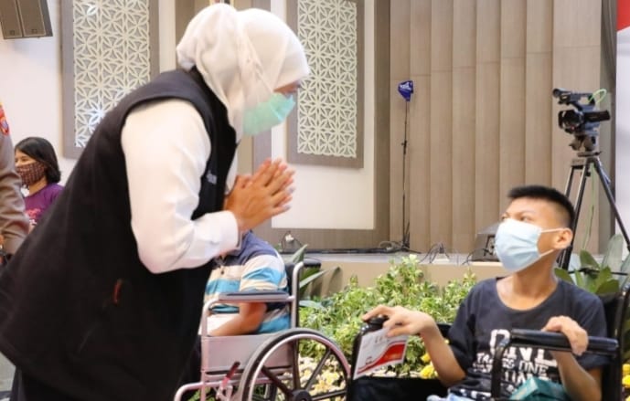 Gubernur Khofifah Sebut Penyandang Disabilitas Memiliki Potensi Luar Biasa