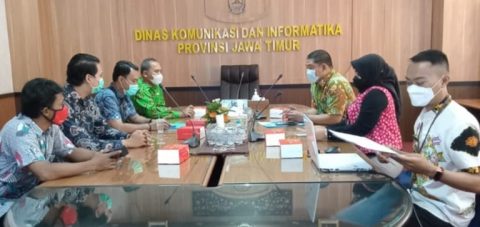 Diskominfo Kabupaten Jember Kunjungi Diskominfo Provinsi Jawa Timur