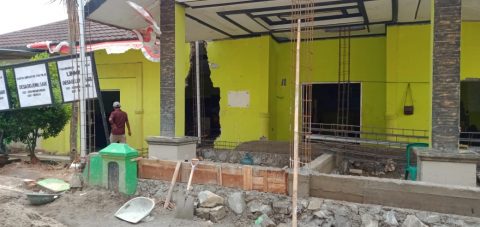 Pembangunan Kantor Desa Bojongsari Tidak Disertakan Papan Projek