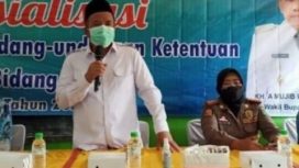 Forum Sosialisasi DBH CHT sebagai upaya mencegah penyebaran rokok ilegal di masyarakat yang digelar oleh Satuan Pamong Polisi Praja (Satpol PP) Kabupaten Pasuruan Sabtu (18/12/2021)