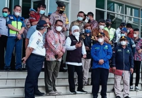 Gubernur Khofifah Pantau Terminal Penumpang di Gapura Surya Tanjung Perak