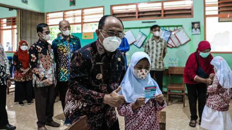 Ribuan Anak Di Kulon Progo Telah Divaksin Covid-19