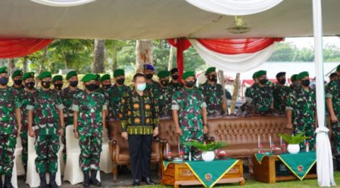 Pj Sekda Muara Enim Hadiri Upacara HUT ke-73 Infanteri TNI AD