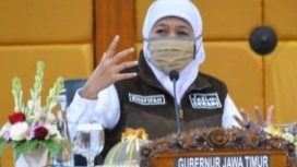 Gubernur Jawa timur Khofifah Indar parawansa.
