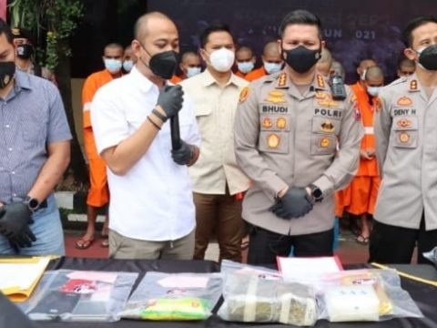 Polresta Malang Kota Gagalkan Peredaran Narkoba 2,6 KG