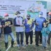Dinas Sosial Provinsi Jawa Timur , melakukan penanaman 1.500 bibit pohon di Kabupaten Nganjuk, Sabtu (8/1).