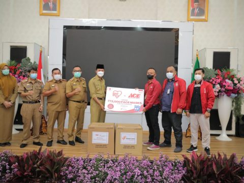Pemkot Palembang Terima Bantuan 15 Ribu Masker