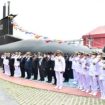 Kepala Staf Angkatan Laut (Kasal) Laksamana TNI Yudo Margono, saat meresmikan Monumen KRI Nanggala-402 di Markas Koarmada II , Sabtu (15/1/2022).