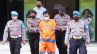 NH 35 th, tersangka Pembawa kabur motor  asal Gempol Pasuruan,saat diringkus polisi.
