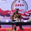 Menpan RB.Tjahjo Kumolo, Kepala BNPT Komjen Pol. Boy Rafli Amar, dan Bupati Banyuwangi Ipuk Fiestiandani, saat menggelar dialog di Banyuwangi. Kamis (20/1/2022).