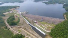 Photo, Waduk Gongseng yang berada di kecamatan Temayang kabupaten Bojonegoro Jawa timur siap dioperasikan.