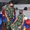 Vaksinasi booster bagi seluruh Prajurit dan PNS dan Jalasenastri Koarmada II di Gedung Panti Tjahaya Armada (PTA) Markas Koarmada II, Rabu (26/1/2022).