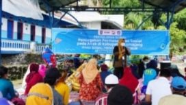 Kegiatan LDP yang melibatkan 120 anak dari SDN Sumber Wuluh 02 dan TK Roudhotul Mustofa di pengungsian Kajar Kuning Lumajang, Minggu (30/1/2022).